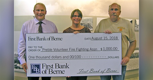 First Bank of Berne is Major Sponsor for Truck Pull and Demo Derby 